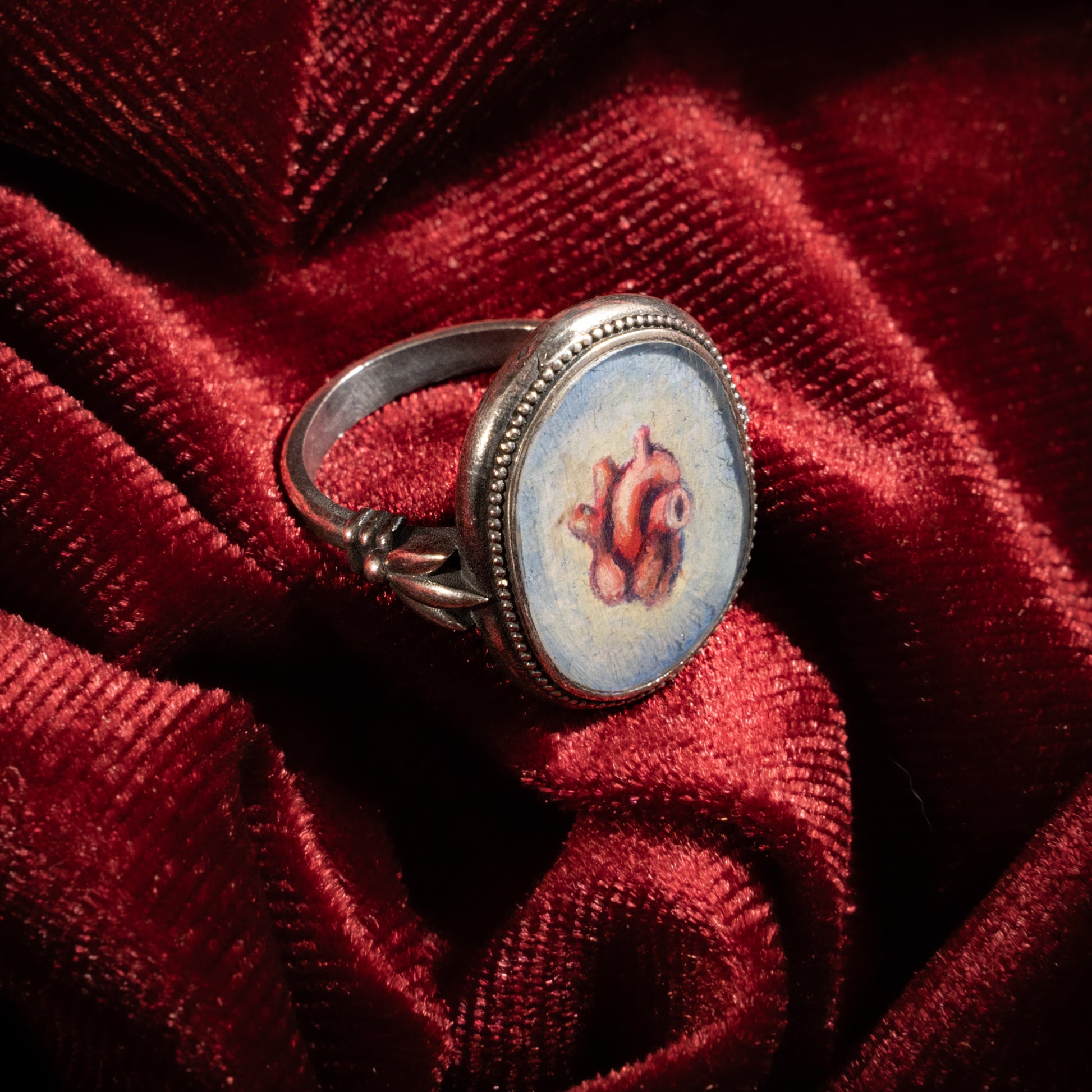 İce Heart Ring