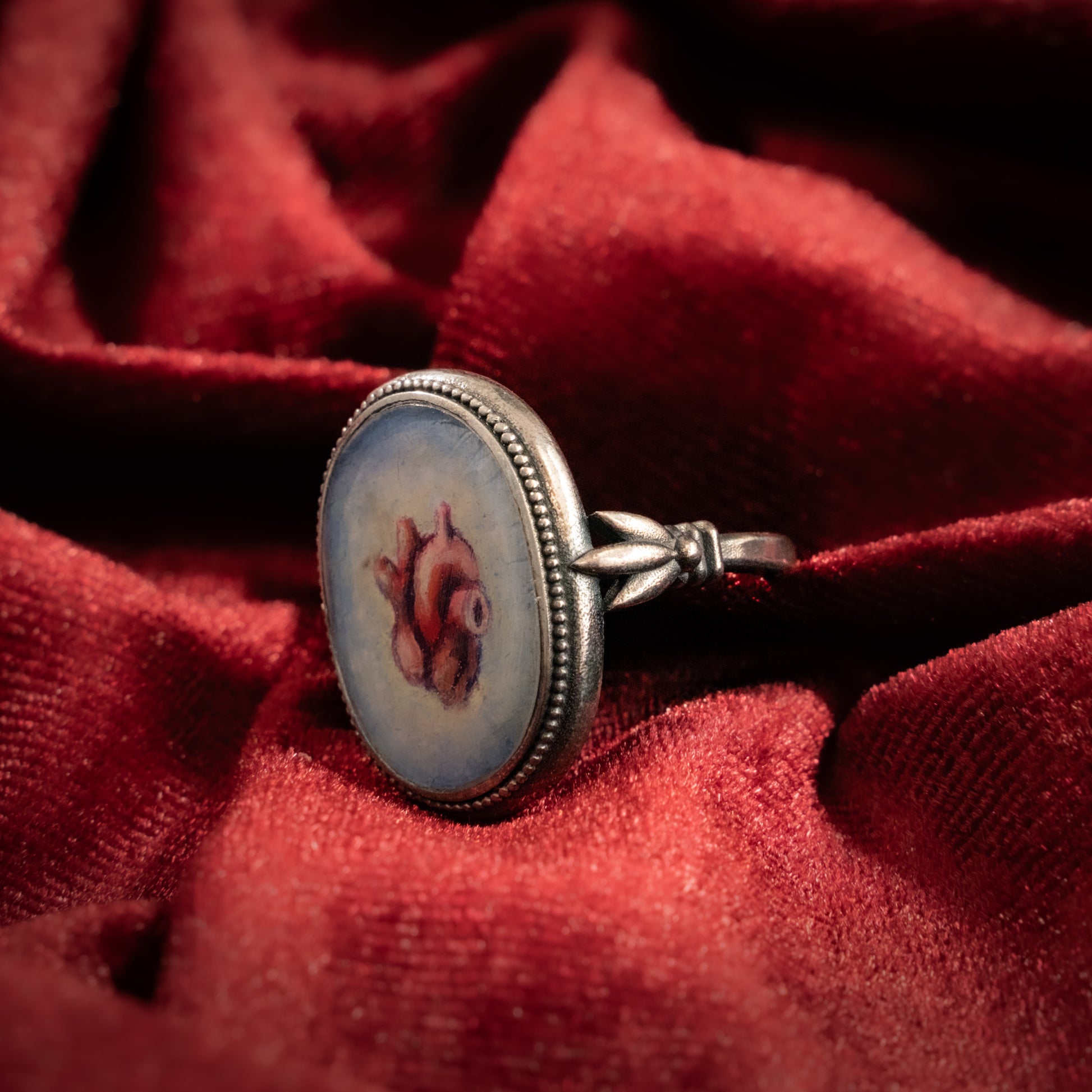 İce Heart Ring