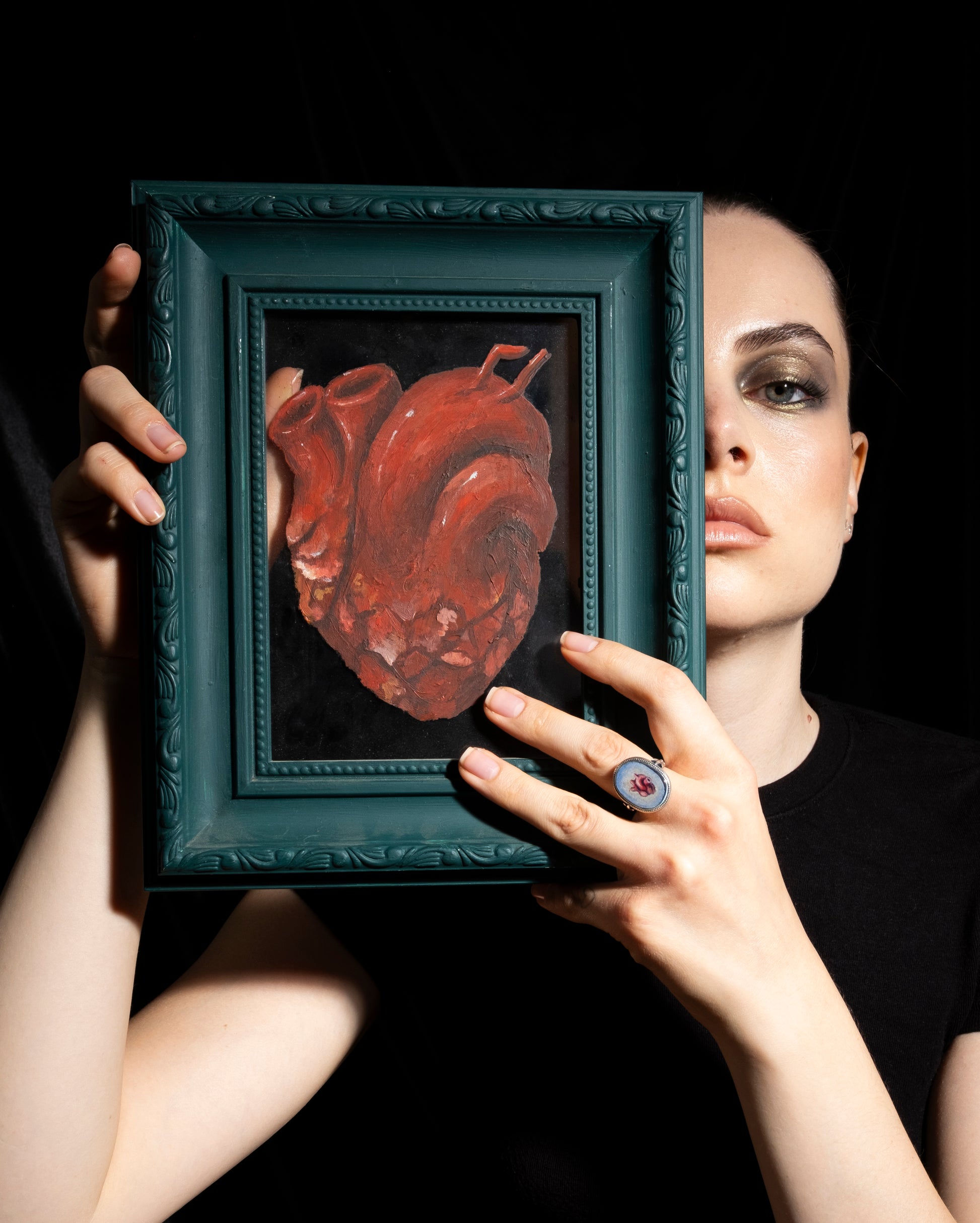 İce Heart Ring